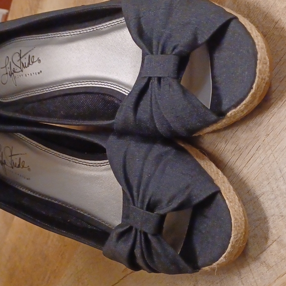 NEW Life Stride "Rhonda" Peep Toe Heels - Picture 4 of 8